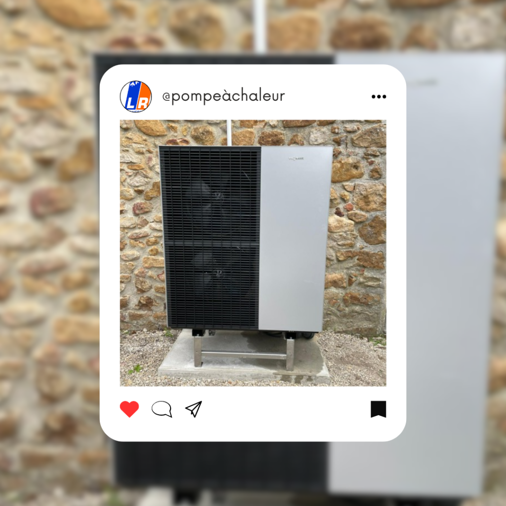 installation d'une pompe à chaleur par les techniciens de LR Chauffage